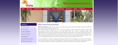 Vista Pharmaceuticals