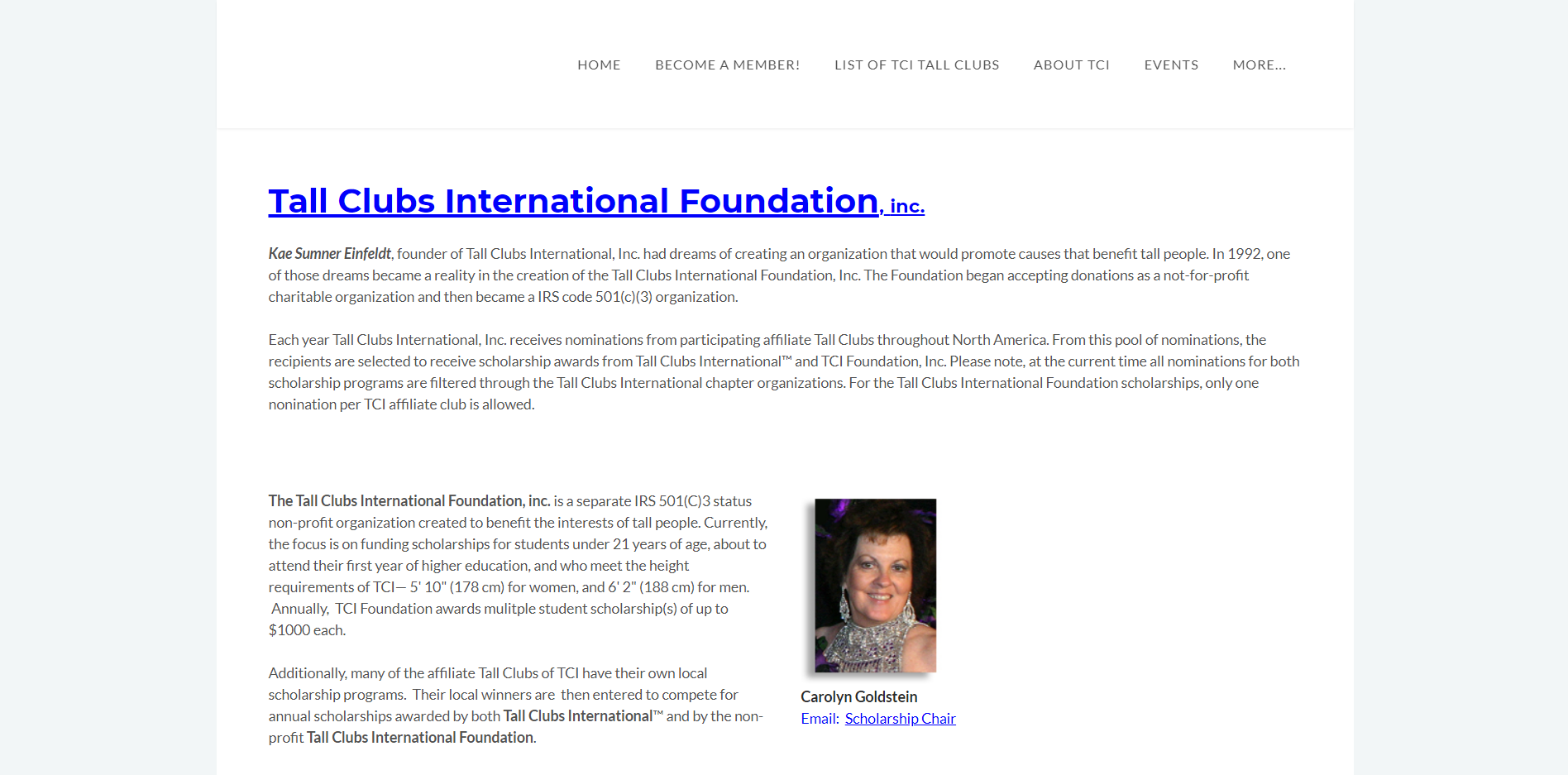 Tall Clubs International Foundation