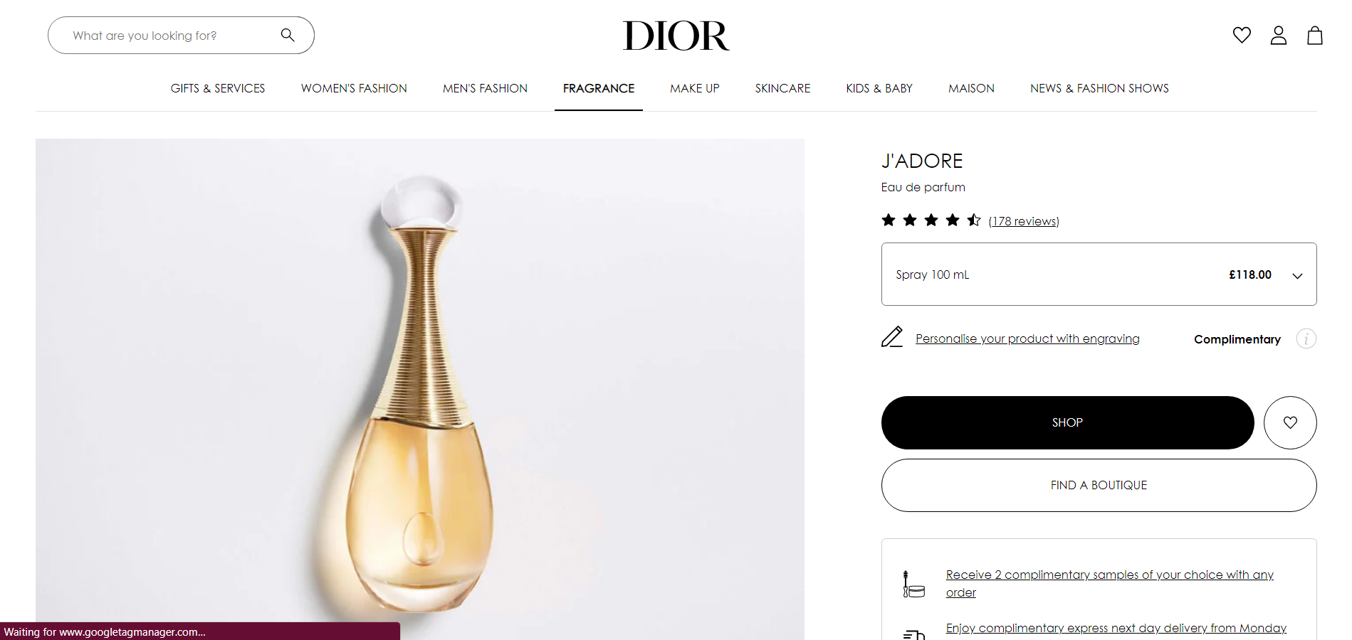 J Adore Dior