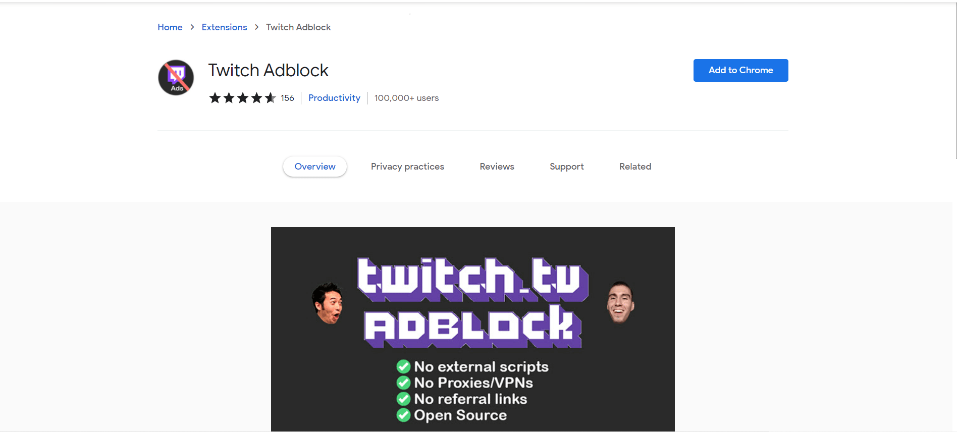 Video Ad-Block for Twitch